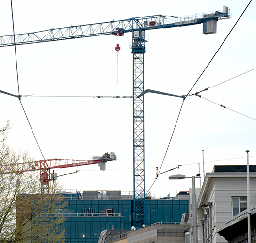Irish construction growth rate declining