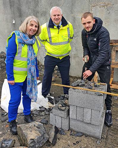 Limerick Opera Square’s sustainability programme giving old building materials new life
