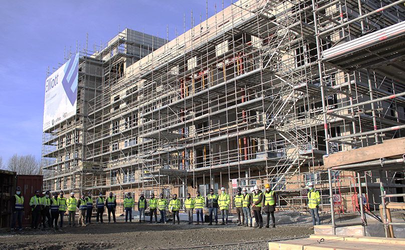 Elliott Group topping out ceremony at Windmill residential development